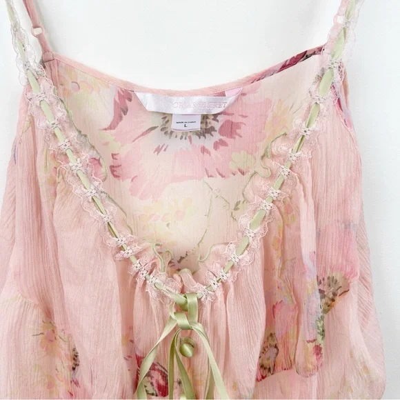 Vintage 00s Victoria’s Secret Silk Slip Dress Fairy - Picture 3 of 12